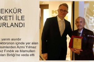 Fındığın Duayeni Azmi Yılmaz’dan KFMİB’ye Veda